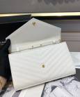 Клатч YSL Envelope Chain Wallet White